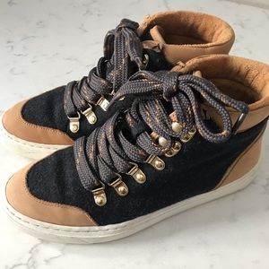 Women’s Aldo high top sneakers.